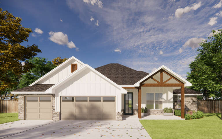 House Plan House Plan #30737 Front Elevation 