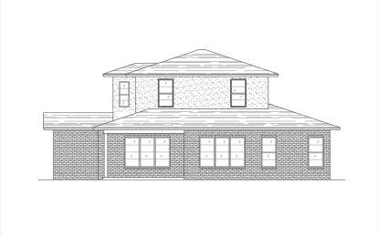 Contemporary House Plan #7071-00018 Elevation Photo