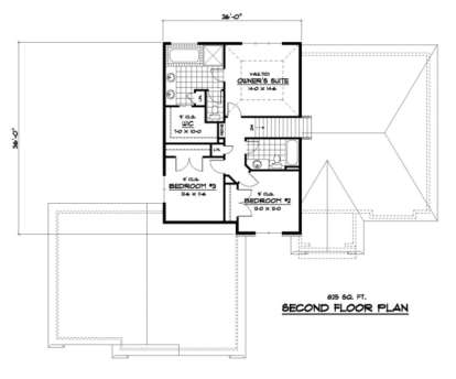 Second Floor for House Plan #098-00096