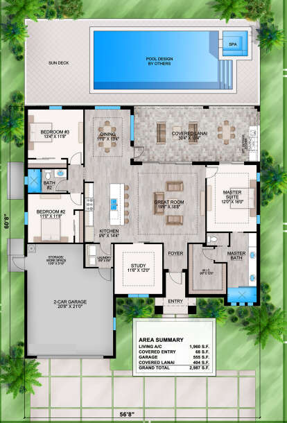 Main Floor  for House Plan #207-00144