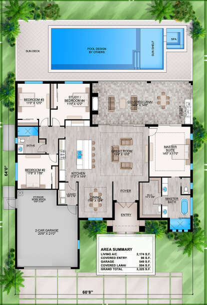 Main Floor  for House Plan #207-00146
