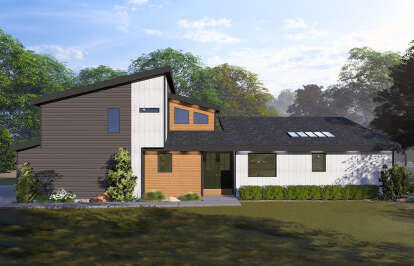 Contemporary House Plan #2802-00277 Elevation Photo