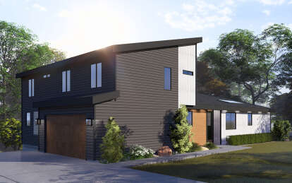 Contemporary House Plan #2802-00277 Elevation Photo
