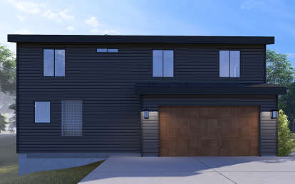 Contemporary House Plan #2802-00277 Elevation Photo