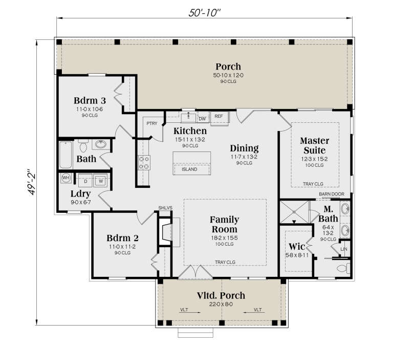 House Plan House Plan #30745 Drawing 1