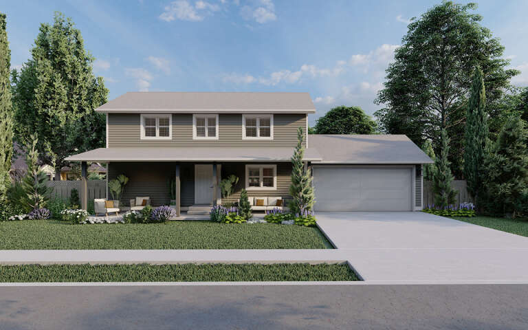 House Plan House Plan #30746 Front Elevation 