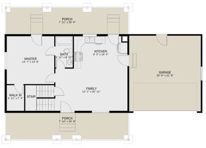 Main Floor  for House Plan #2802-00278