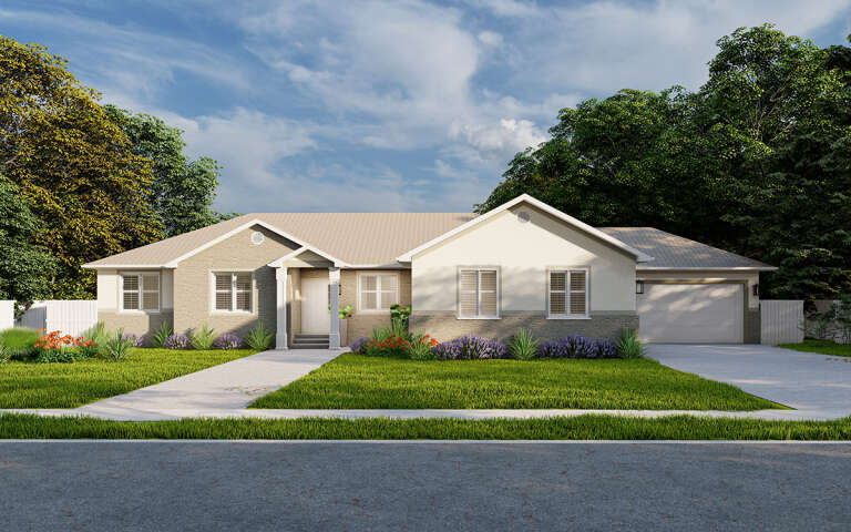 House Plan House Plan #30747 Front Elevation 