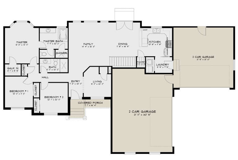 House Plan House Plan #30747 Drawing 1