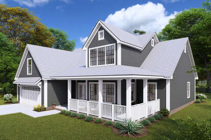 Country House Plan #4848-00407 Elevation Photo