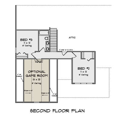 Second Floor for House Plan #4848-00407