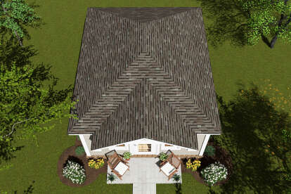 Cottage House Plan #4848-00408 Elevation Photo