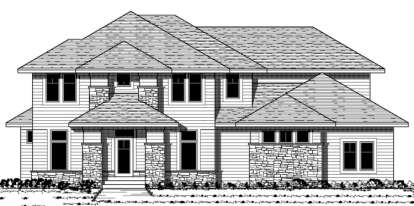 3 Bed, 3 Bath, 2593 Square Foot House Plan - #098-00097