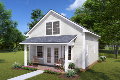 Cottage House Plan #4848-00409 Elevation Photo