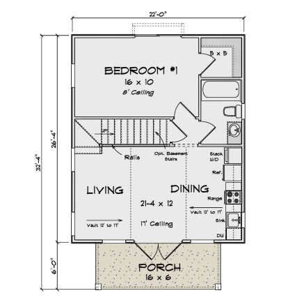 Main Floor  for House Plan #4848-00409