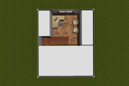 Overhead Second Floor for House Plan #4848-00409