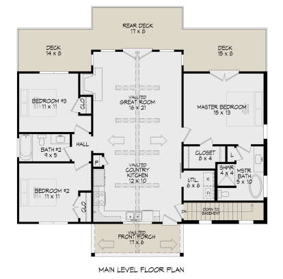Main Floor  for House Plan #940-00995
