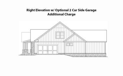 Modern Farmhouse House Plan #009-00395 Elevation Photo
