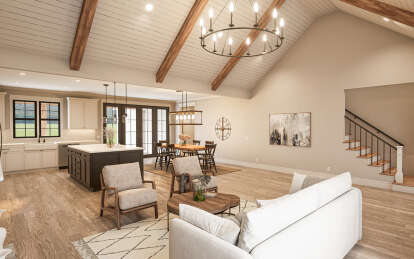 Modern Farmhouse House Plan #009-00395 Additional Photo