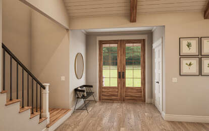 Modern Farmhouse House Plan #009-00395 Additional Photo