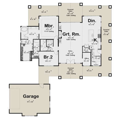 Main Floor  for House Plan #963-00911