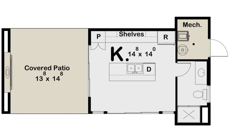 House Plan House Plan #30758 Drawing 1