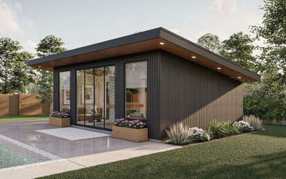 Modern House Plan #963-00917 Elevation Photo