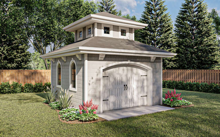 House Plan House Plan #30764 Angled Front Elevation