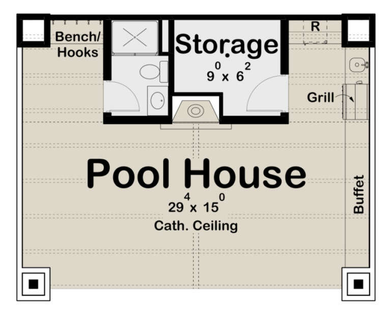 House Plan House Plan #30765 Drawing 1