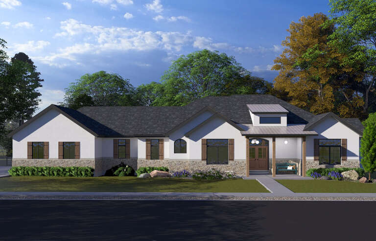 House Plan House Plan #30766 Front Elevation 