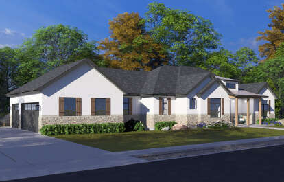 Craftsman House Plan #2802-00280 Elevation Photo