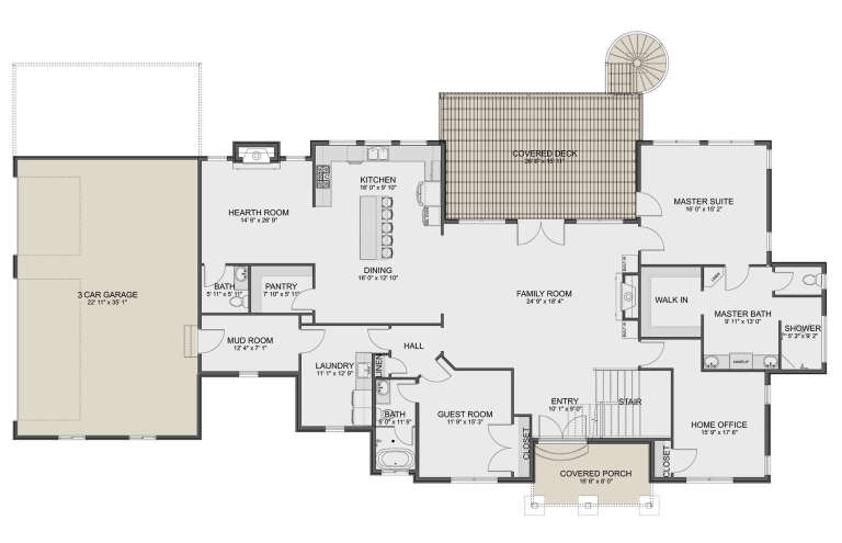 House Plan House Plan #30766 Drawing 1