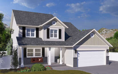 Traditional House Plan #2802-00281 Elevation Photo