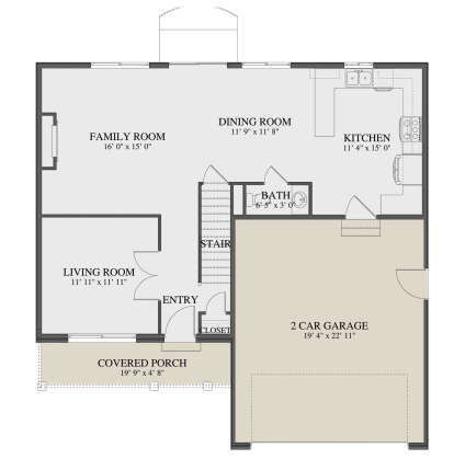 Main Floor  for House Plan #2802-00281