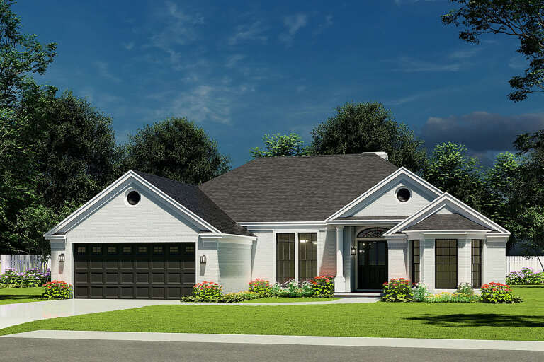 House Plan House Plan #3077 Front Elevation 