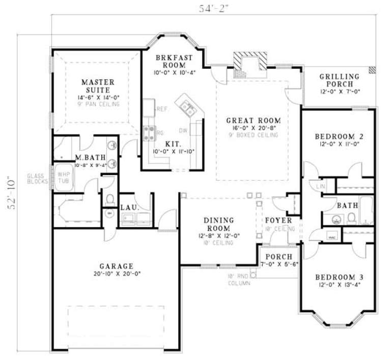 House Plan House Plan #3077 Drawing 1