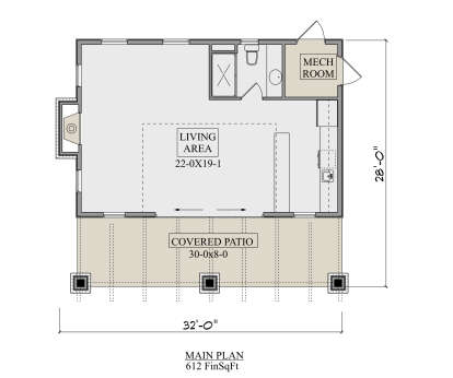 Main Floor  for House Plan #5631-00254