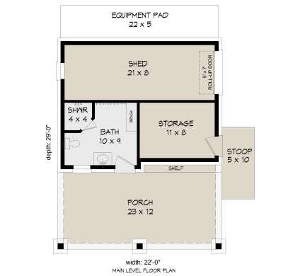 Main Floor  for House Plan #940-00999