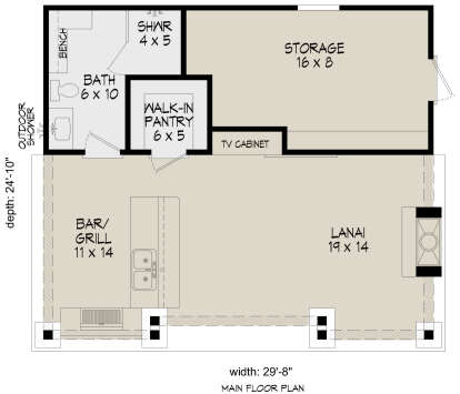 Main Floor  for House Plan #940-01000