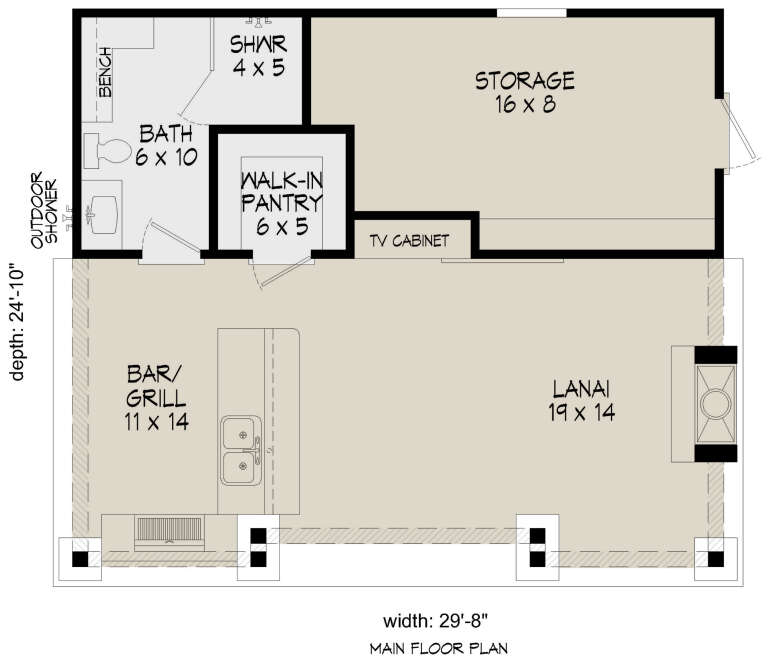 House Plan House Plan #30774 Drawing 1