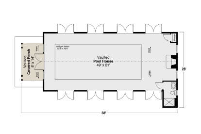 Main Floor  for House Plan #035-01082