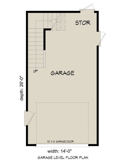 Garage Floor for House Plan #940-01001
