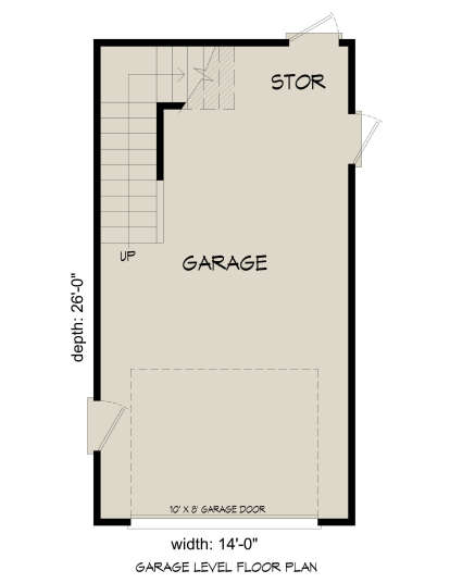 Garage Floor for House Plan #940-01001