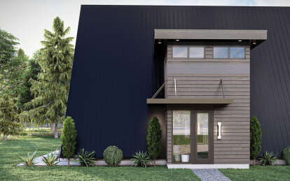 A Frame House Plan #963-00923 Elevation Photo