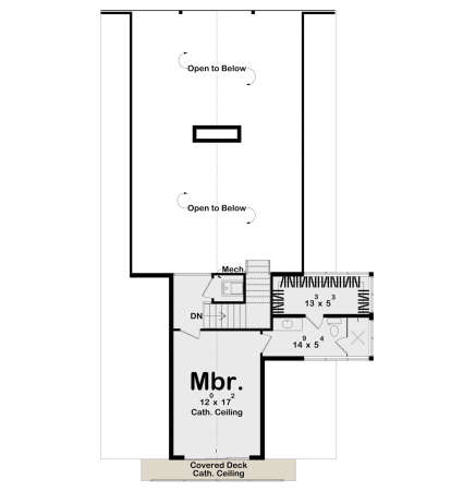 Second Floor for House Plan #963-00923