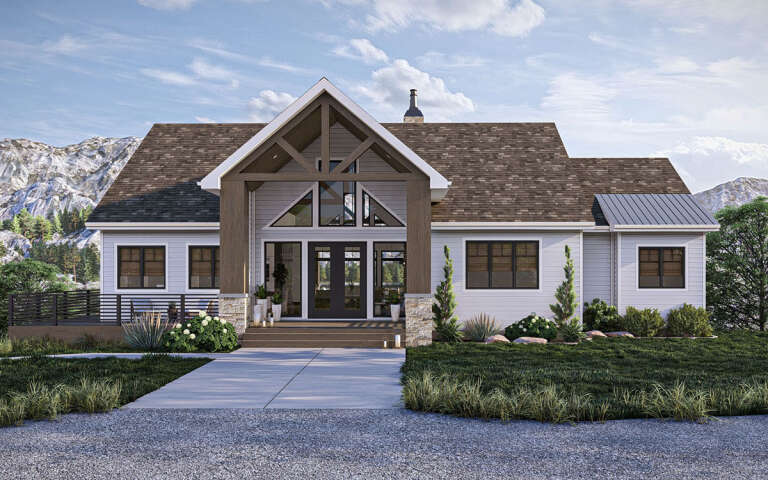 House Plan House Plan #30778 Front Elevation 