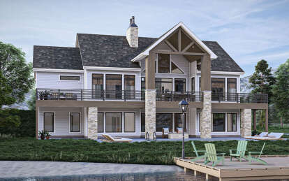 Craftsman House Plan #963-00924 Elevation Photo