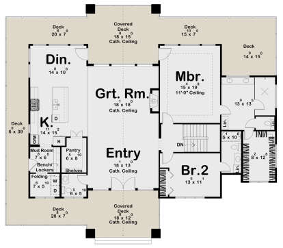 Main Floor  for House Plan #963-00924