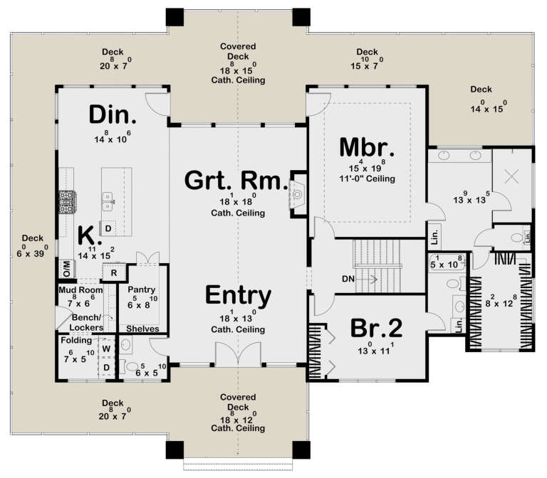 House Plan House Plan #30778 Drawing 1