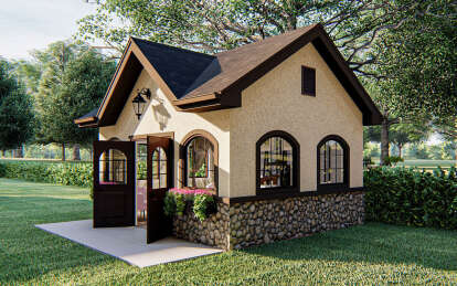Cottage House Plan #963-00926 Elevation Photo